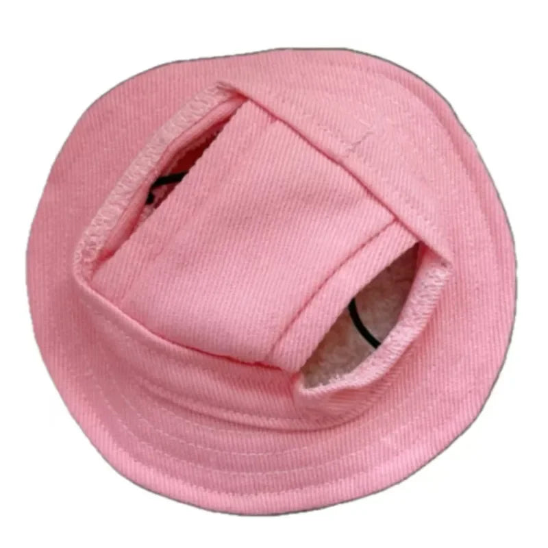 Cute Pet Hat With Ear Hole, Visor