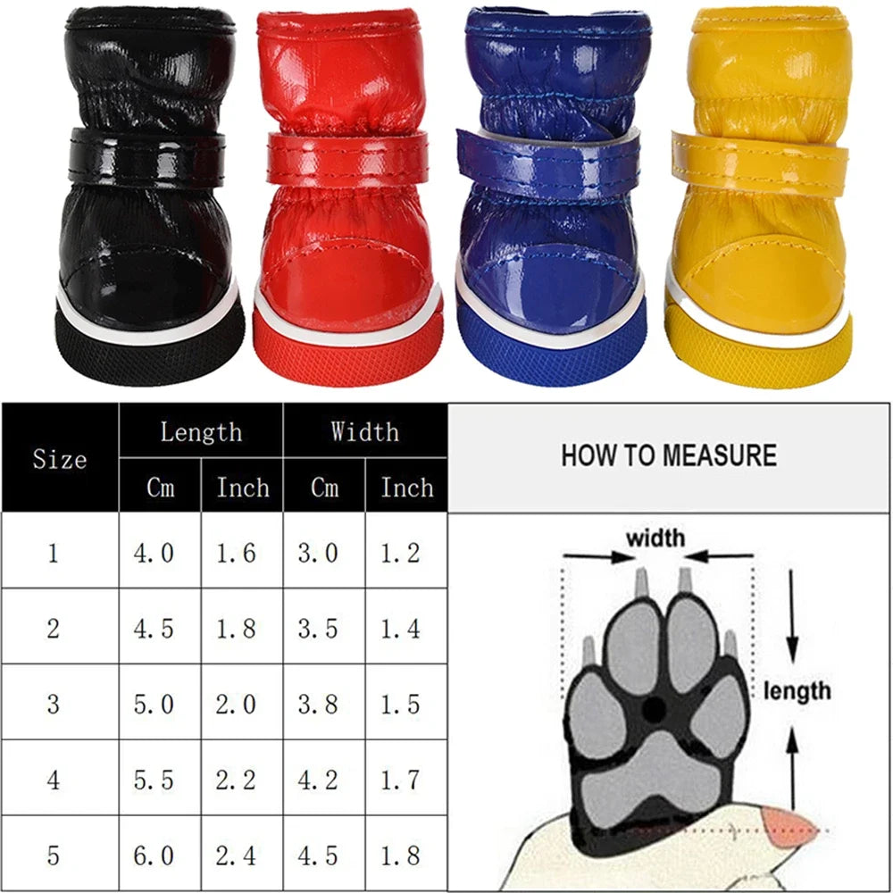 Waterproof Winter Warm Slip Fleece Snow Boots