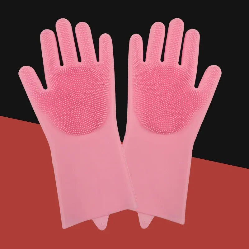 Pet Cleaning Gloves For Bathing With Shampoo