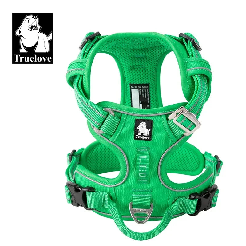 Adjustable Camouflage Reflective Nylon Dog Harness