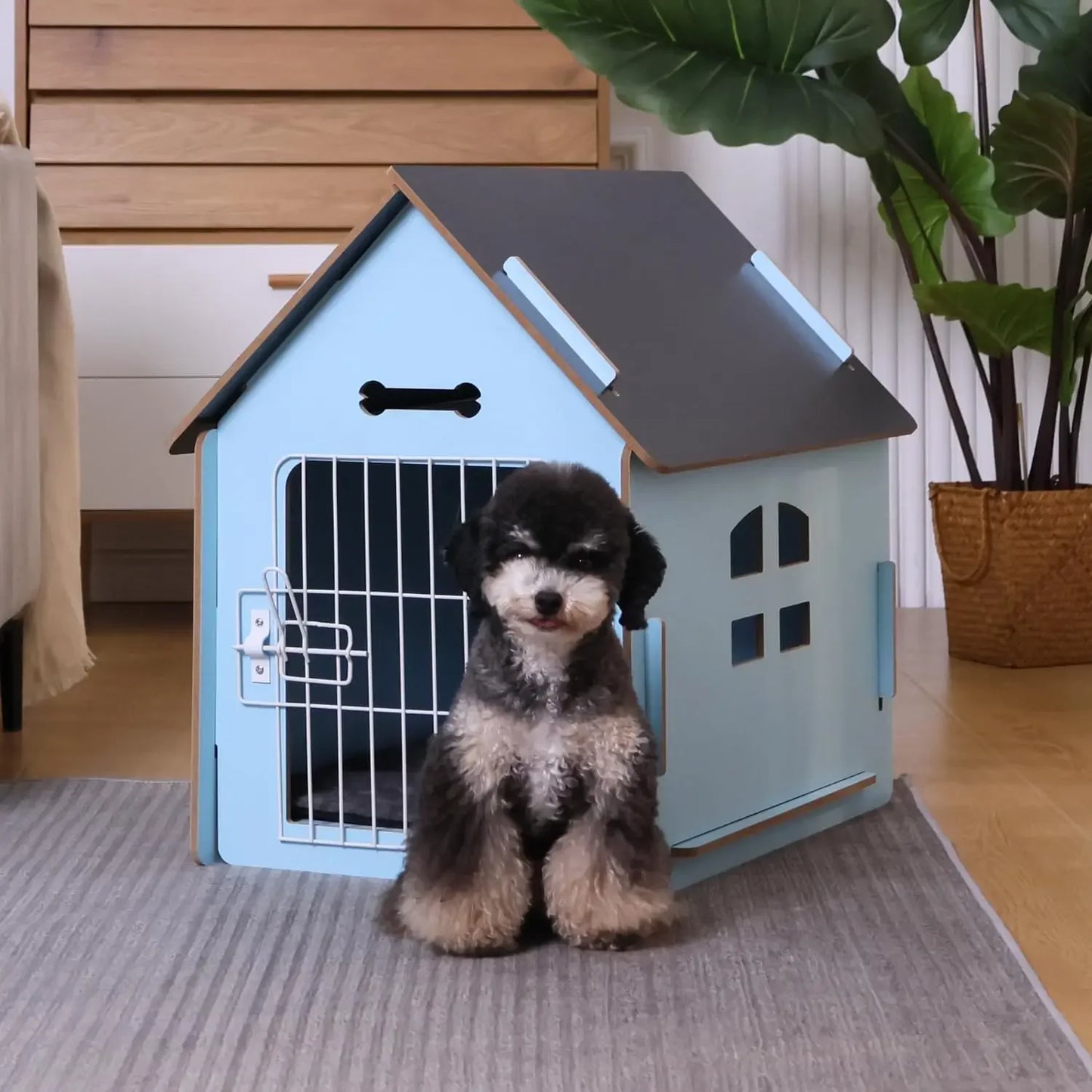Indoor Wooden House For Small Pets, Cozy