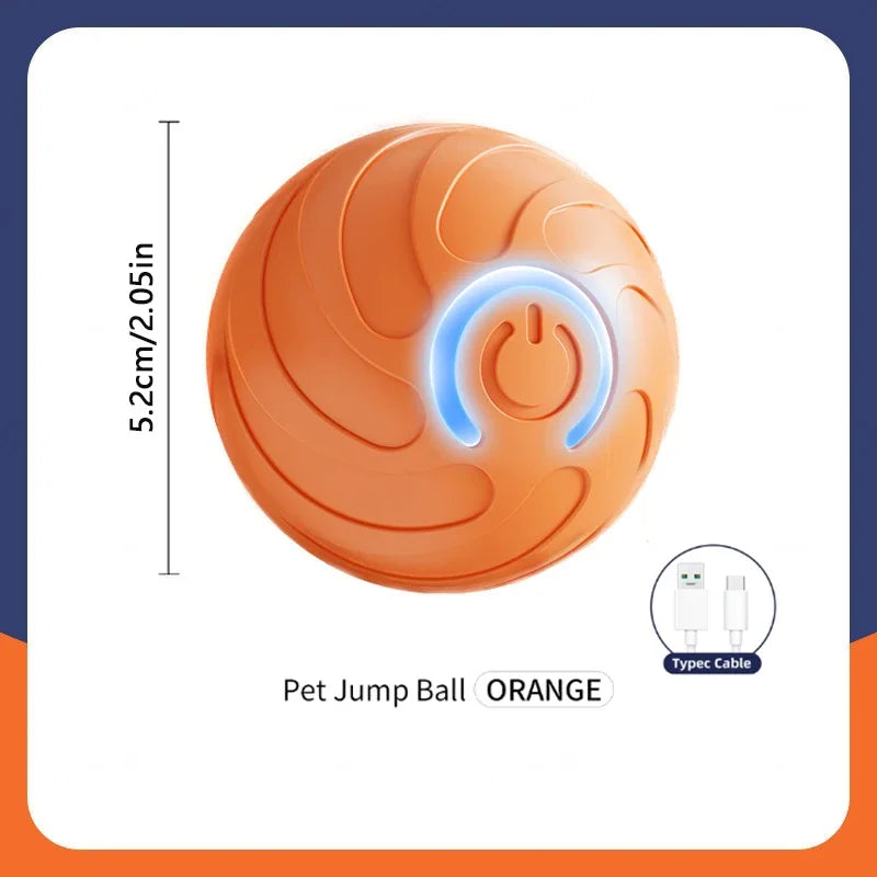 Electronic, Moving, Bouncing Ball For Pets - Automatic