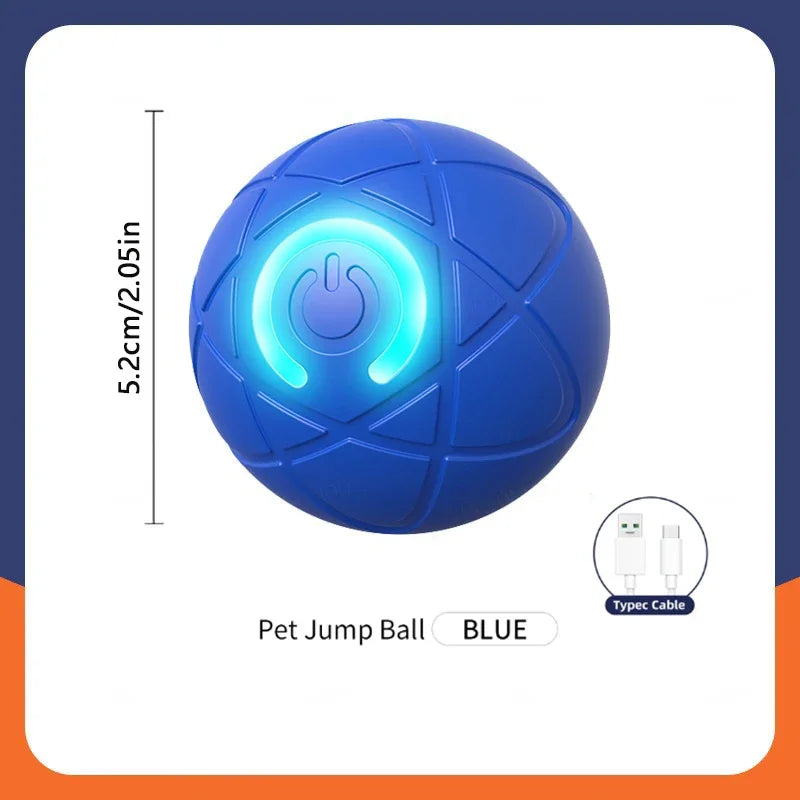 Electronic, Moving, Bouncing Ball For Pets - Automatic