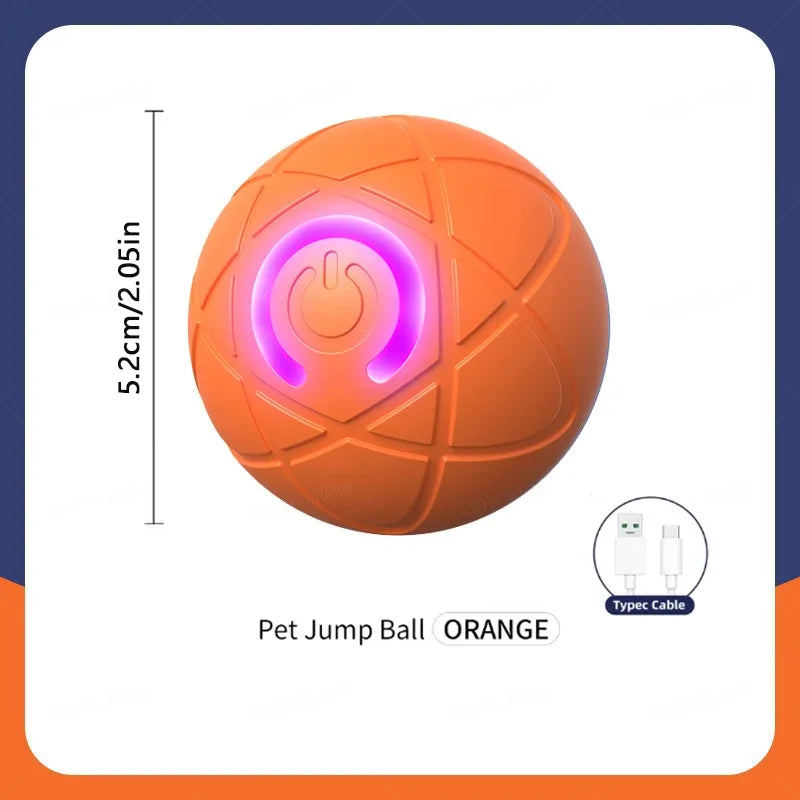 Electronic, Moving, Bouncing Ball For Pets - Automatic