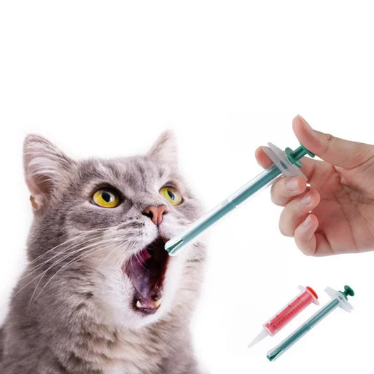 Pet Medicine Feeding Dispenser With Soft Tip