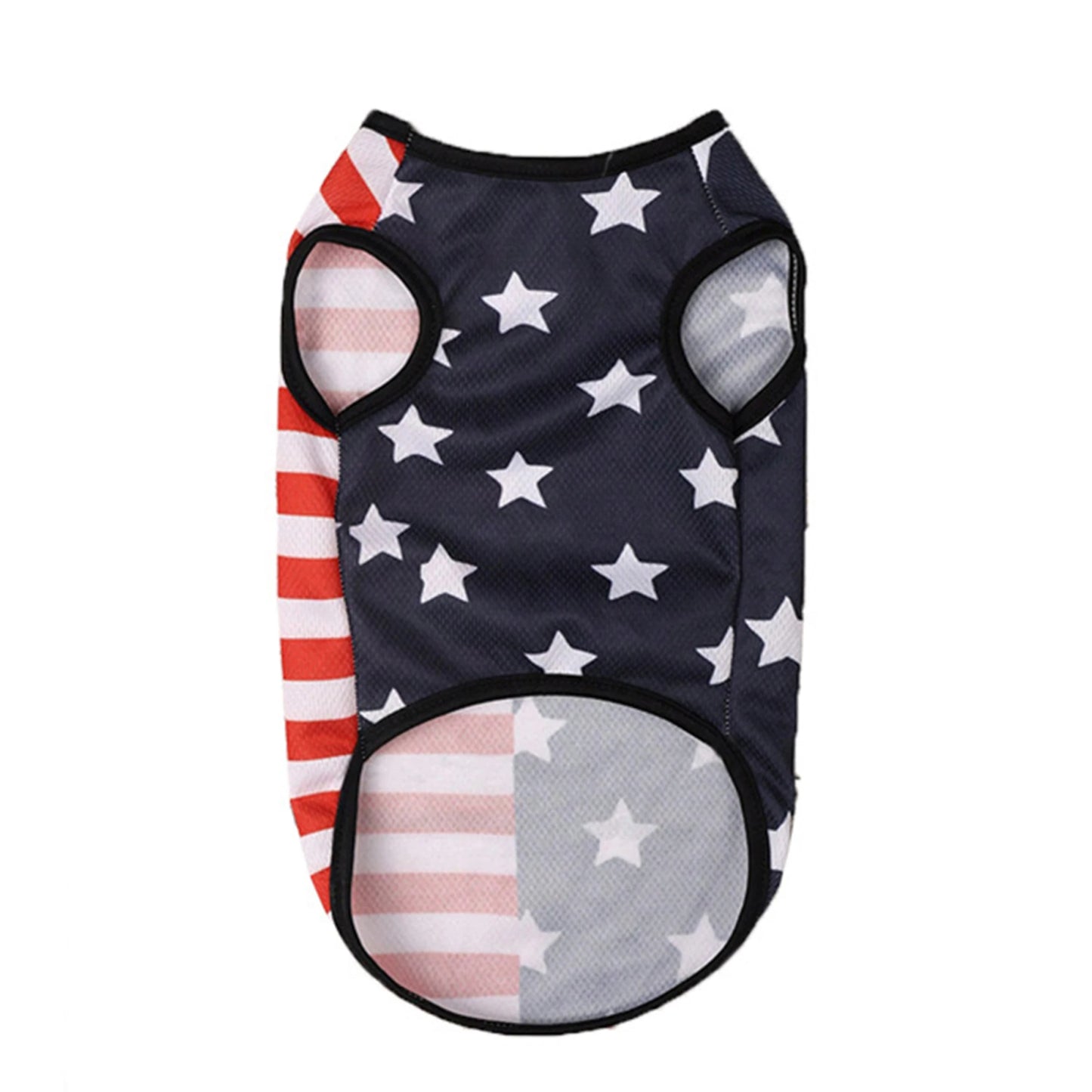 American Flag Pet Bandana Scarf With Adjustable Bow Tie