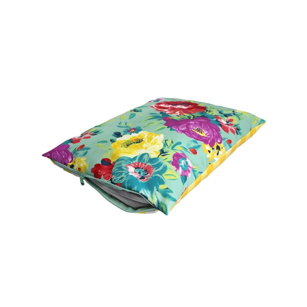 Cozy Medium Pet Bed, Plush, Vintage