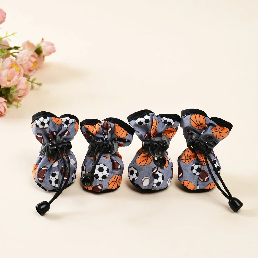Soft Adjustable Shoes For Pets -  Anti-Slip, Socks