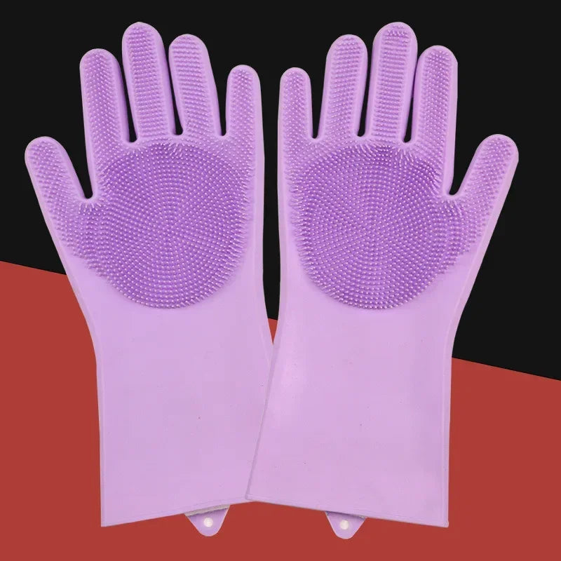 Pet Cleaning Gloves For Bathing With Shampoo