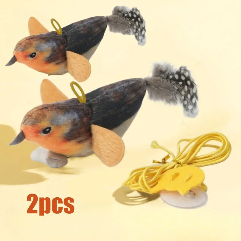 Indoor Interactive Birds Toy For Cats