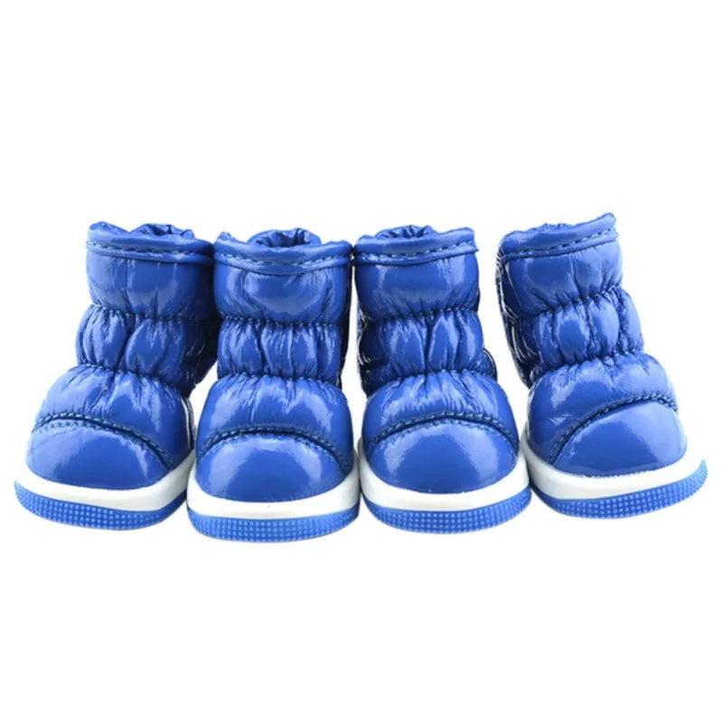 4 Piece Set Dog Winter Boots - Waterproof
