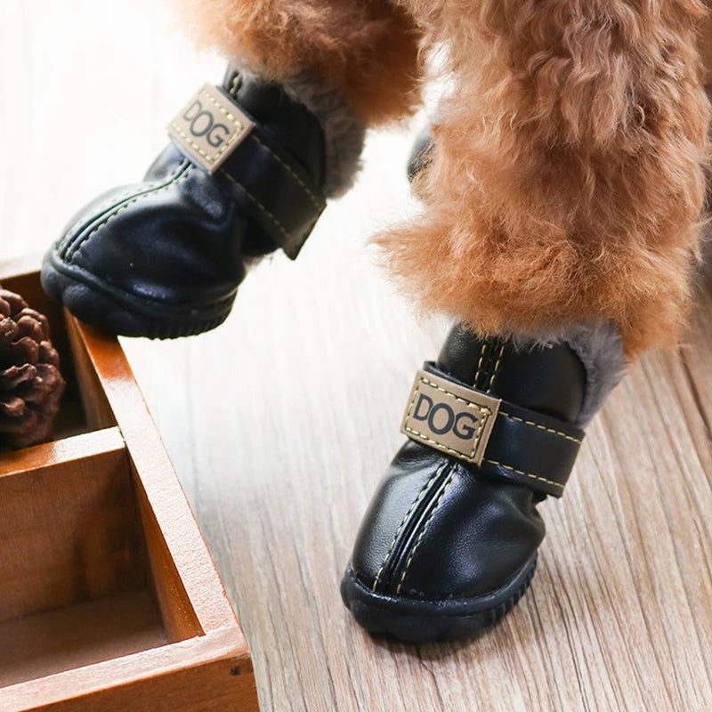 Waterproof Thick Warm Leather Non-Slip Boots