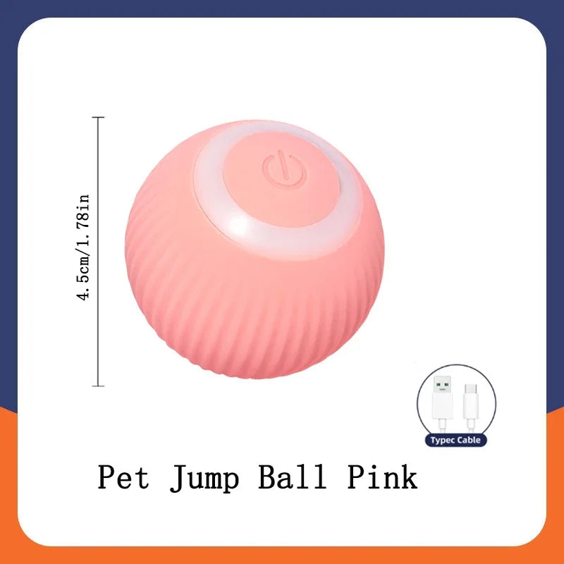Electronic, Moving, Bouncing Ball For Pets - Automatic