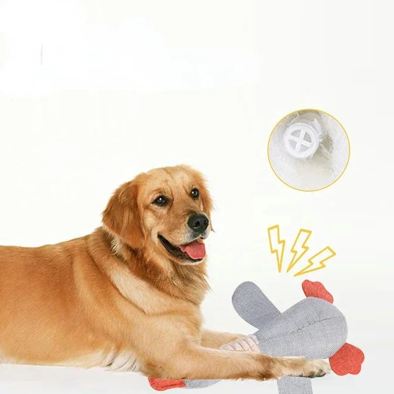 Duck Dog Toy For Aggressive Chewers, Squeaky