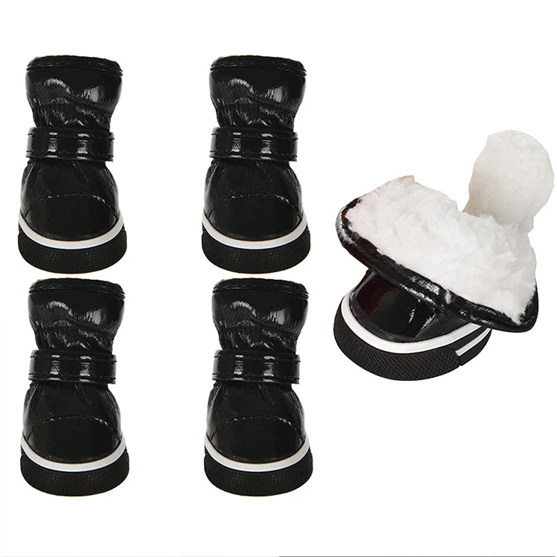 Waterproof Winter Warm Slip Fleece Snow Boots