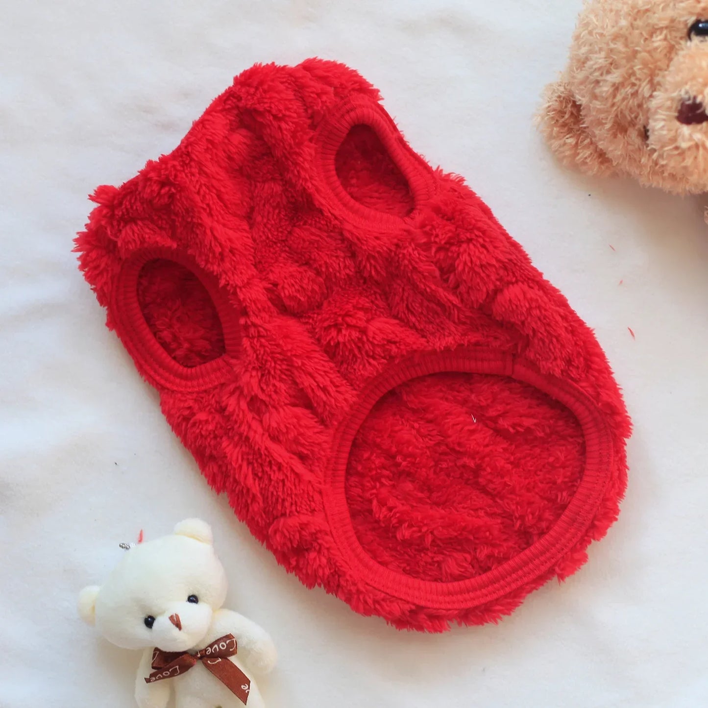 Winter Fleece Sweatshirt for Small Pets