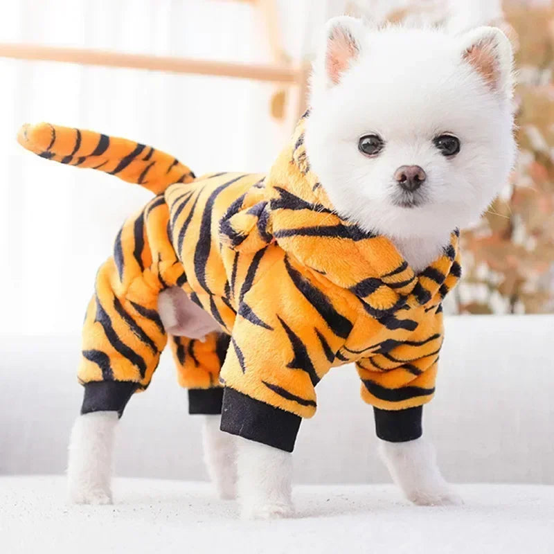 Soft Warm Fleece Costume Jumpsuits For Pets