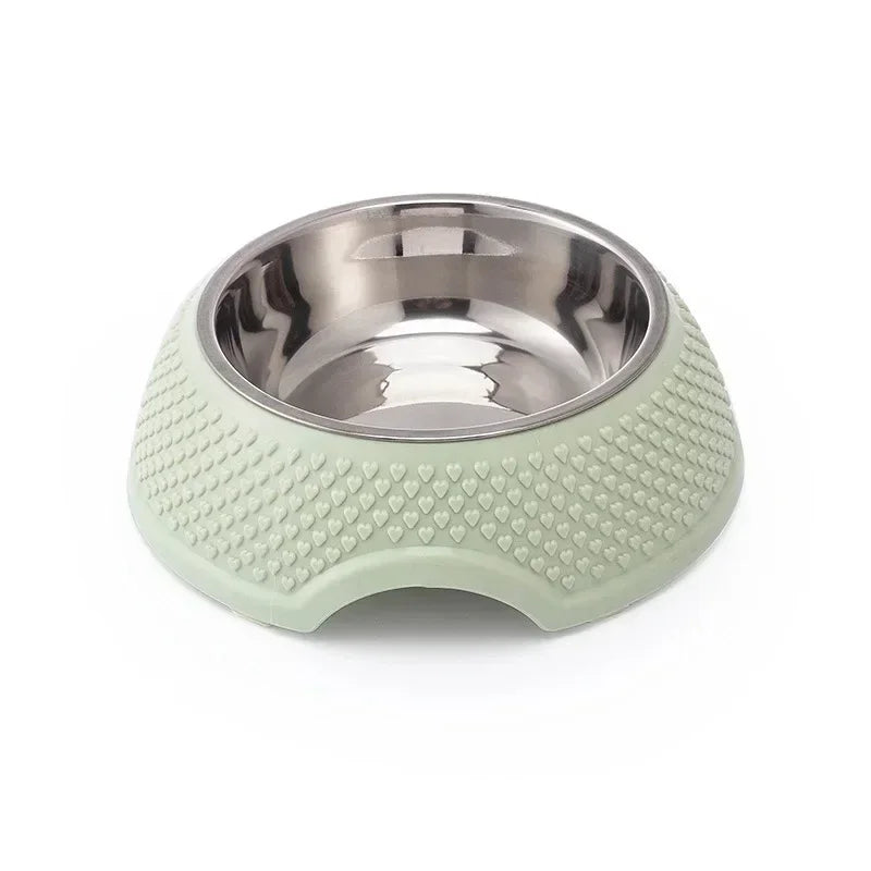 Stainless Steel Pet Tableware Sealed Feeding Bowl