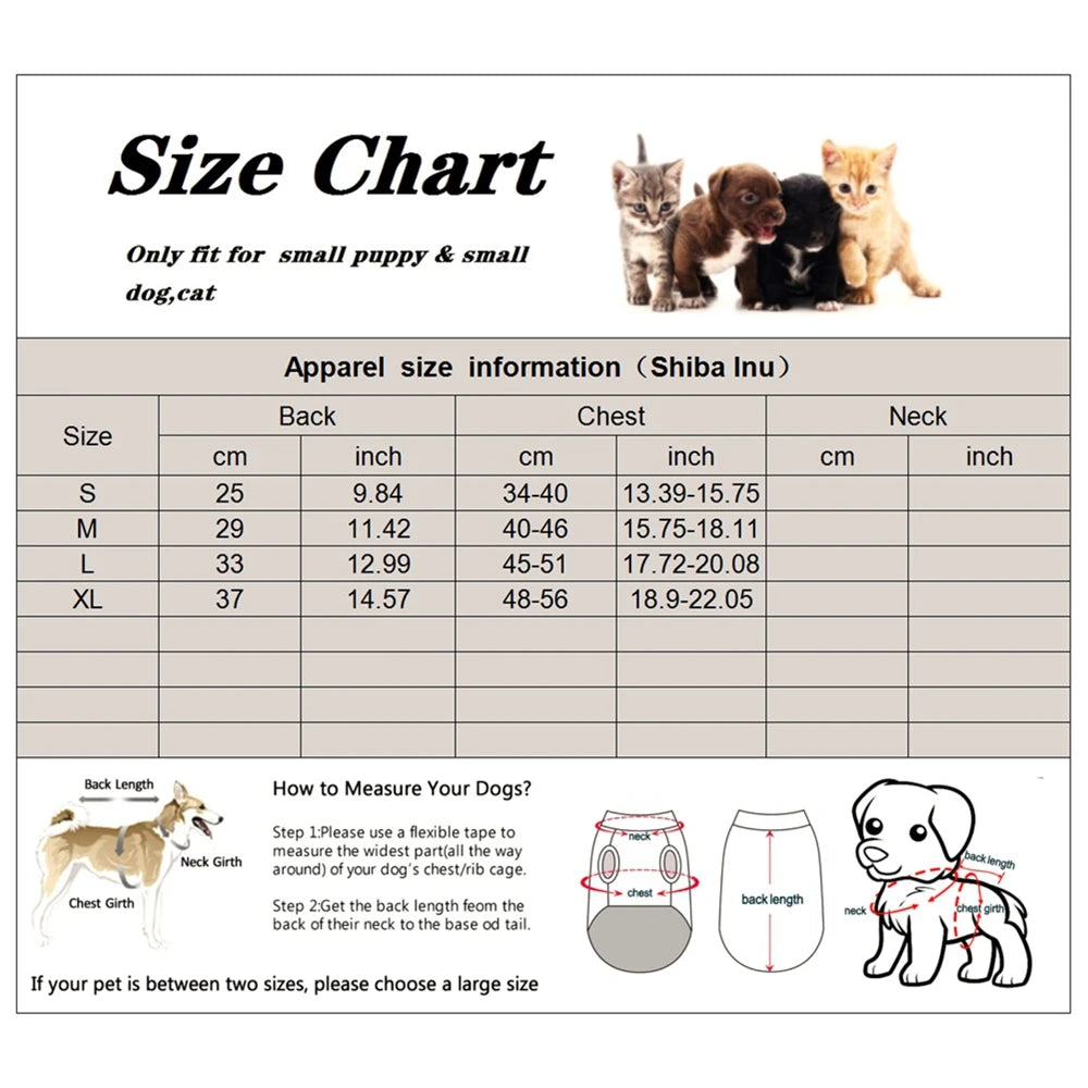 Small Dog Double-Sided Winter Jacket -  Waterproof, Comfortable