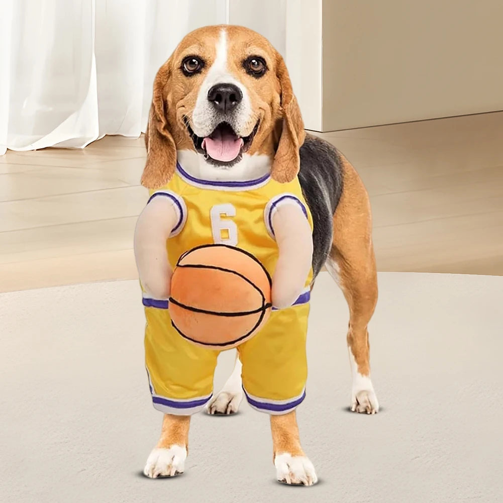 Dog Basketball Player Costume - Halloween, Funny