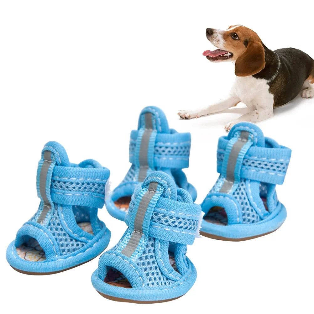 4 Piece Breathable Mesh Sandals - Size 5